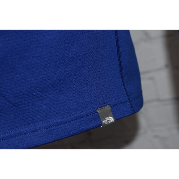 The North Face Shirt Mens Size XL Flash Dry Blue Polyester Long Sleeve - Picture 8 of 9